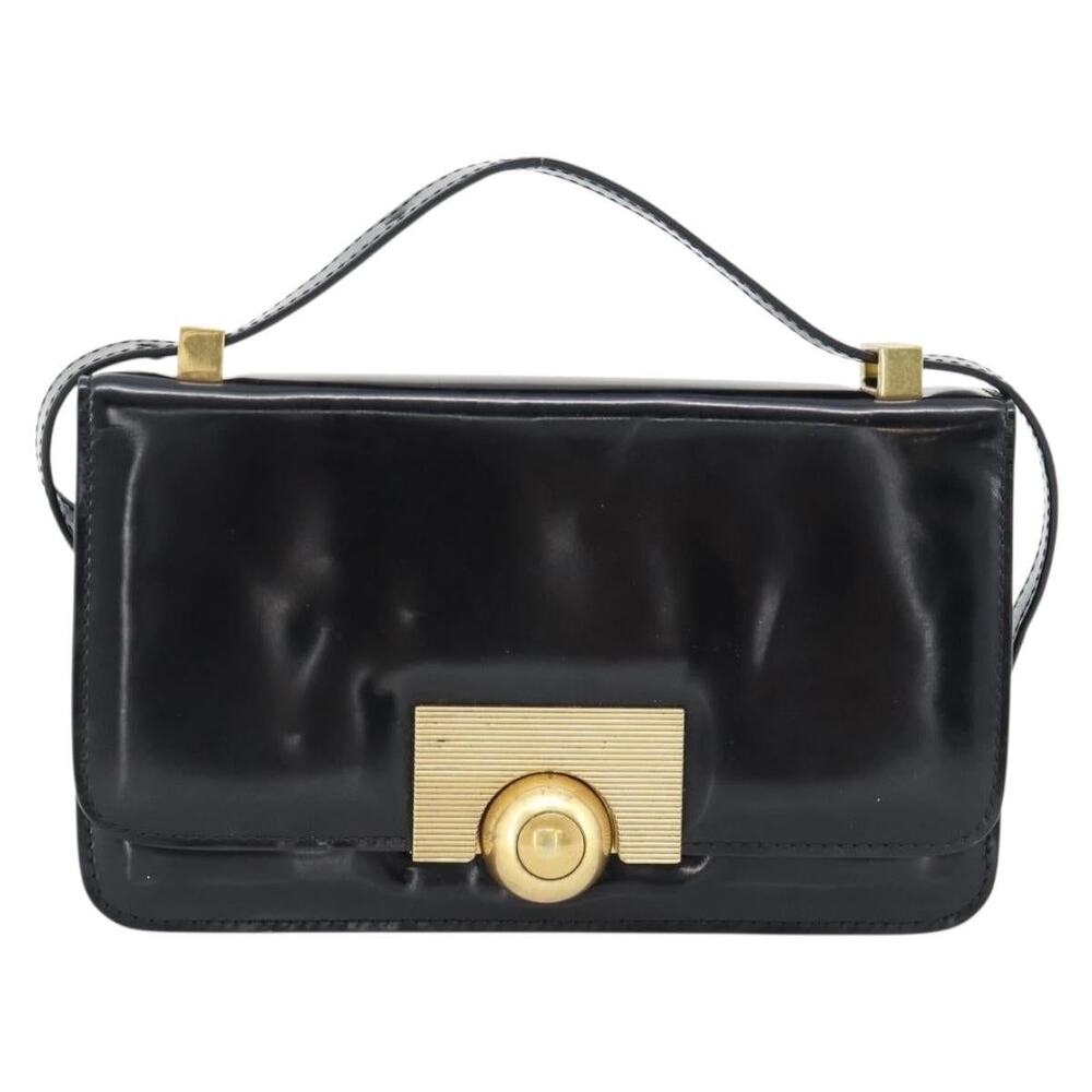 Bottega Veneta Leather Shoulder Bag Black